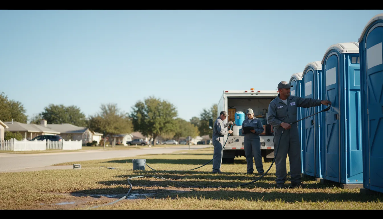 Long-Term Portable Toilet Rental in What Cheer, IA near me